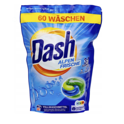 Капсули для прання Dash 3в1 Alpen Frische, 60 шт