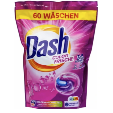 Капсули для прання кольорових речей Dash 3в1 Color Frische, 60 шт