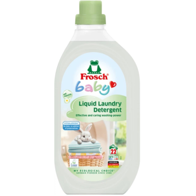 Рідкий засіб для прання дитячої білизни Frosch Baby 22 прань, 1.5 л