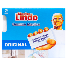Меламінова губка Mastro Lindo Gomma Magica Original, 2 шт