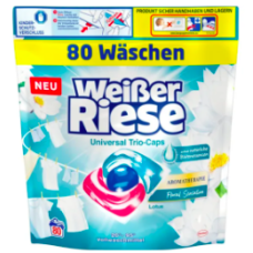 Капсули для прання універсальні Weißer Riese Universal Trio-Caps Aromatherapie Floral Sensation, 80 шт