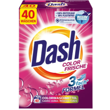 Порошок для прання кольорових речей Dash Color Frische, 40 прань, 2,6 кг