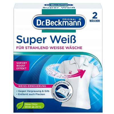 Відбілювач Dr.Beckmann Super Weiss, 2*40 гр