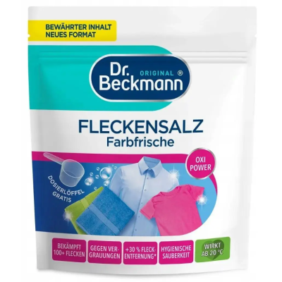 Сіль для виведення плям - активізатор прання універсальний Dr. Beckmann Fleckensalz Farbfrische, 400 гр 