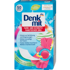 Серветки-пастка для кольору під час прання Denkit, 50 шт 