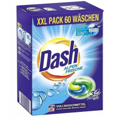 Капсули для прання універсальні Dash Alpen Frische, 60 шт
