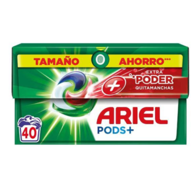 Капсули для прання універсальні Ariel Pods  + Extra power, 40 шт