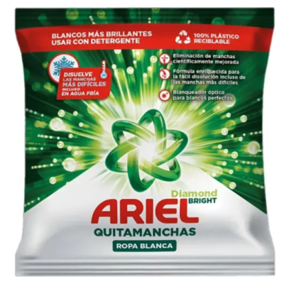 Кисневий засіб для виведення плям Ariel Diamond Bright Stain Remover White, 150 гр
