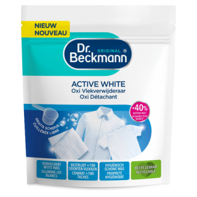 Сіль для виведення плям - активізатор прання універсальний Dr. Beckmann Active White, 400 гр