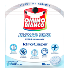 Таблетки Omino Bianco для білого одягу Idro Caps White Vivo 5в1, 10 шт