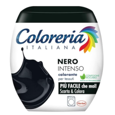 Фарба Coloreria Italiana для одягу Nero Intenso чорна, 350 гр