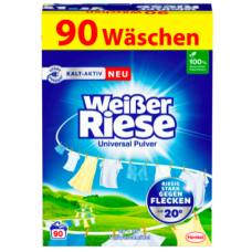 Порошок для прання універсальний Weiber Riese, 90 прань, 4,5 кг  