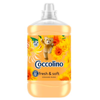 Ополіскувач для одягу Coccolino Orange Rush 68 прань, 1.7 л