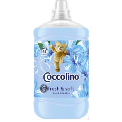 Ополіскувач для одягу Coccolino Blue Splash Свіжість, 68 прань, 1,7 л