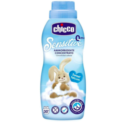 Ополіскувач для одягу Chicco Sensitive Sweet Talcum, 30 прант, 750 мл