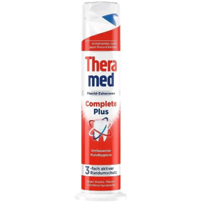 Theramed Complete Plus Антибактеріальна Зубна паста з дозатором, 100 мл