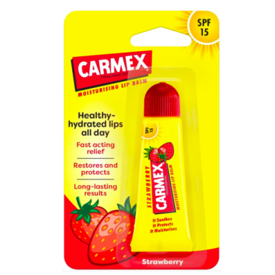 Carmex Бальзам для губ зі смаком полуниці, 10 г