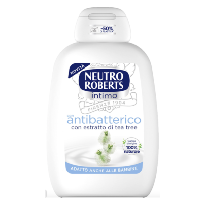 Neutro Roberts Tea Tree Інтимне мило з антибактеріальними властивостями, 200 мл