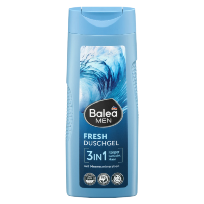Balea Men Fresh 3в1 Гель для душу, 300 мл