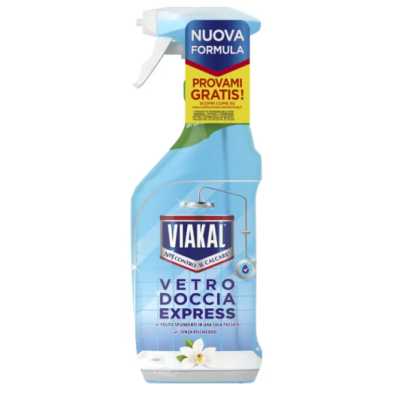  Viakal Anticalcare Vetro Doccia Express засіб для чищення скла в душ-кабіні, спрей 470 мл
