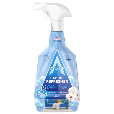 Astonish нейтралізатор запахів для текстилю, килимів та одягу, White Flowers, 750 мл