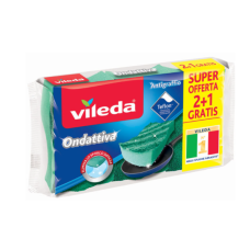 Губка для посуду Vileda Ondattiva, набір 2+1 шт