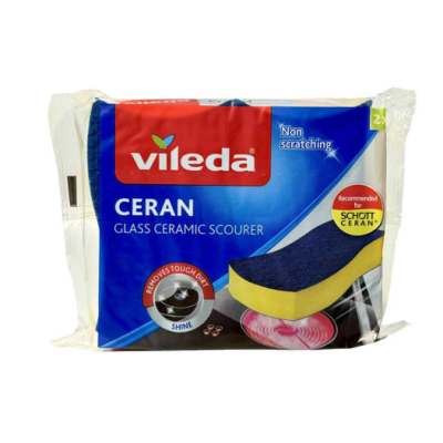 Губка для склокераміки Vileda Ceran Glass Ceramic Scourer, 2 шт