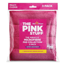 Серветки для чищення з мікрофібри The Pink Stuff, набір 3 шт