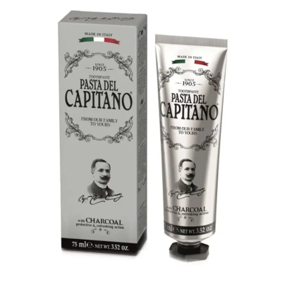 Pasta Del Capitano 1905 зубна паста Charcoal з вугіллям, 75 мл
