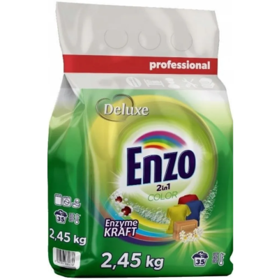 Пральний порошок Deluxe Enzo 2in1 Color 35 прань, 2,35 кг 