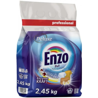 Пральний порошок Deluxe Enzo 2in1 Universal 35 прань, 2,35 кг 