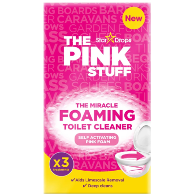 Пінний порошок для очищення туалету The Pink Stuff, 3 * 100 гр