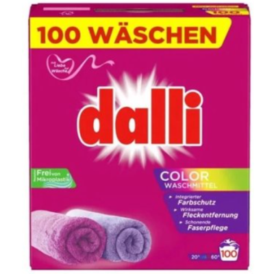 Пральний порошок для кольорового Dalli Color 100 прань, 6 кг