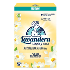 Пральний порошок Lavandera Universal White Flowers, 85 прань, 4.675 кг