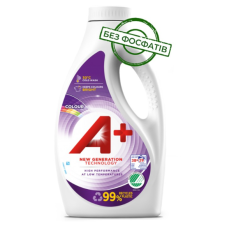 Гель для прання кольорового одягу A+ Colour , 38 прань, 1.52 л