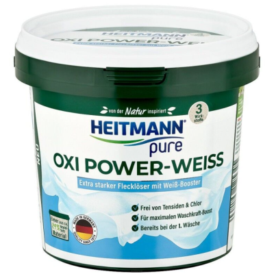 Пятновыводитель Heitmann OXI Power Weiss, 500 г
