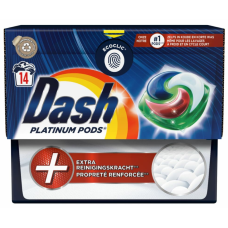 Капсули для прання універсальні Dash Platinum 4in1, 14 шт