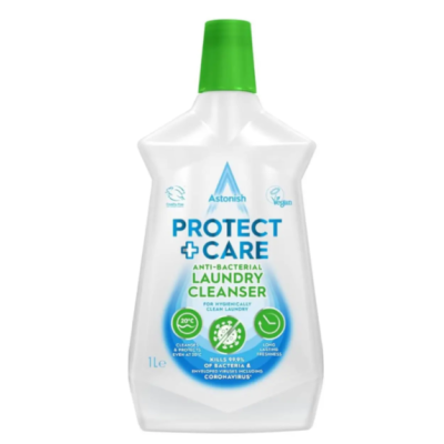 Засіб для дезінфекції та усунення запахів під час прання Astonish Protect + Care, 1 л