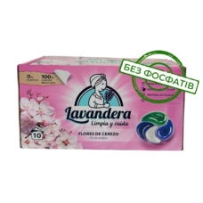 Капсули для прання Lavandera4в1 Flore de Cerezo, 10 шт