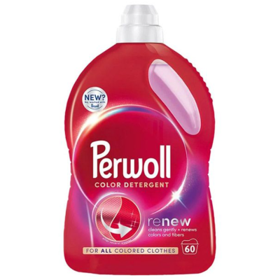 Засіб для делікатного прання кольорового Perwoll Renew, 54 прань, 2,97 л