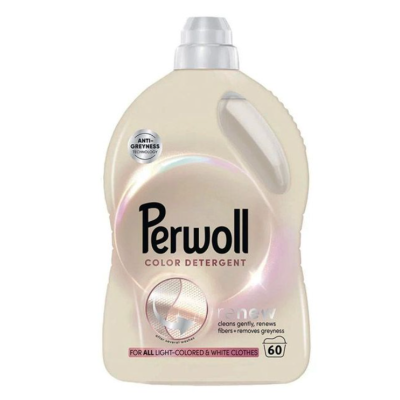 Засіб для делікатного прання білого та світлого Perwoll Renew, 54 прань, 2,97 л