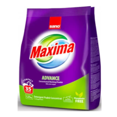 Пральний порошок Sano Advance 35 прань, 1,25 кг 