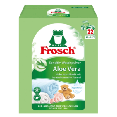 Пральний порошок Frosch Color Aloe Vera, 22 прань, 1.45 кг