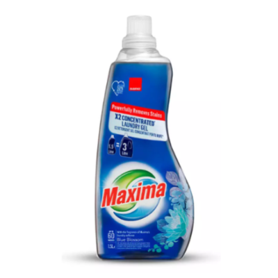 Гель для стирки концентрированный х2 Sano Maxima Blue Blossom 60 стирок, 1,5 л