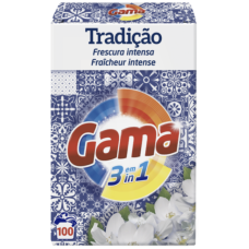 Універсальний пральний порошок Gama Traditional 3в1, 100 прань, 5,5 кг