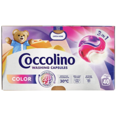 Капсули для прання кольорового Coccolino Washing Capsules Color 3в1, 40 шт