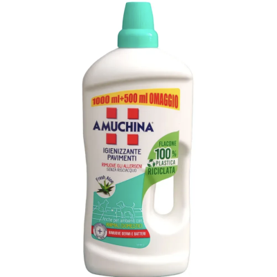 Средство для мытья пола Amuchina Igienizzante Pavimenti Fresh Aloe, 1.5 л