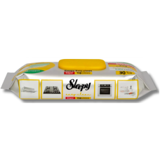 Універсальні серветки для прибирання кухні з ефектом знежирення Sleepy Easy Clean Super Yağ Çözücü, 30 шт