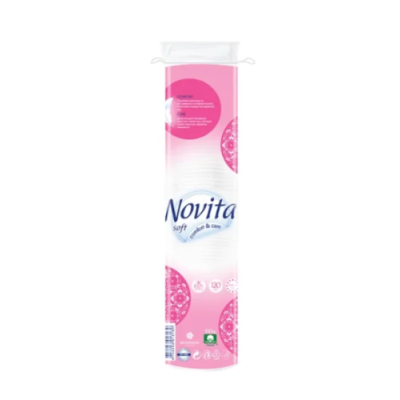 Косметичні ватні диски Novita Soft, 120 шт