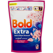 Капсули для прання універсальні Bold Cherry Blossom & Rose Water + Lenor, 50 шт